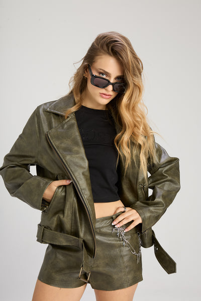 Campera Leather Anthem primera foto