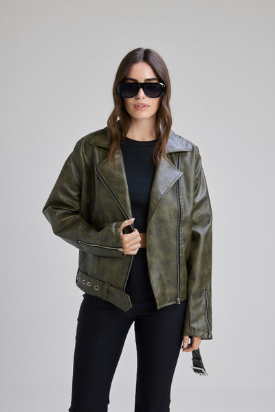 Campera Leather Anthem primera foto