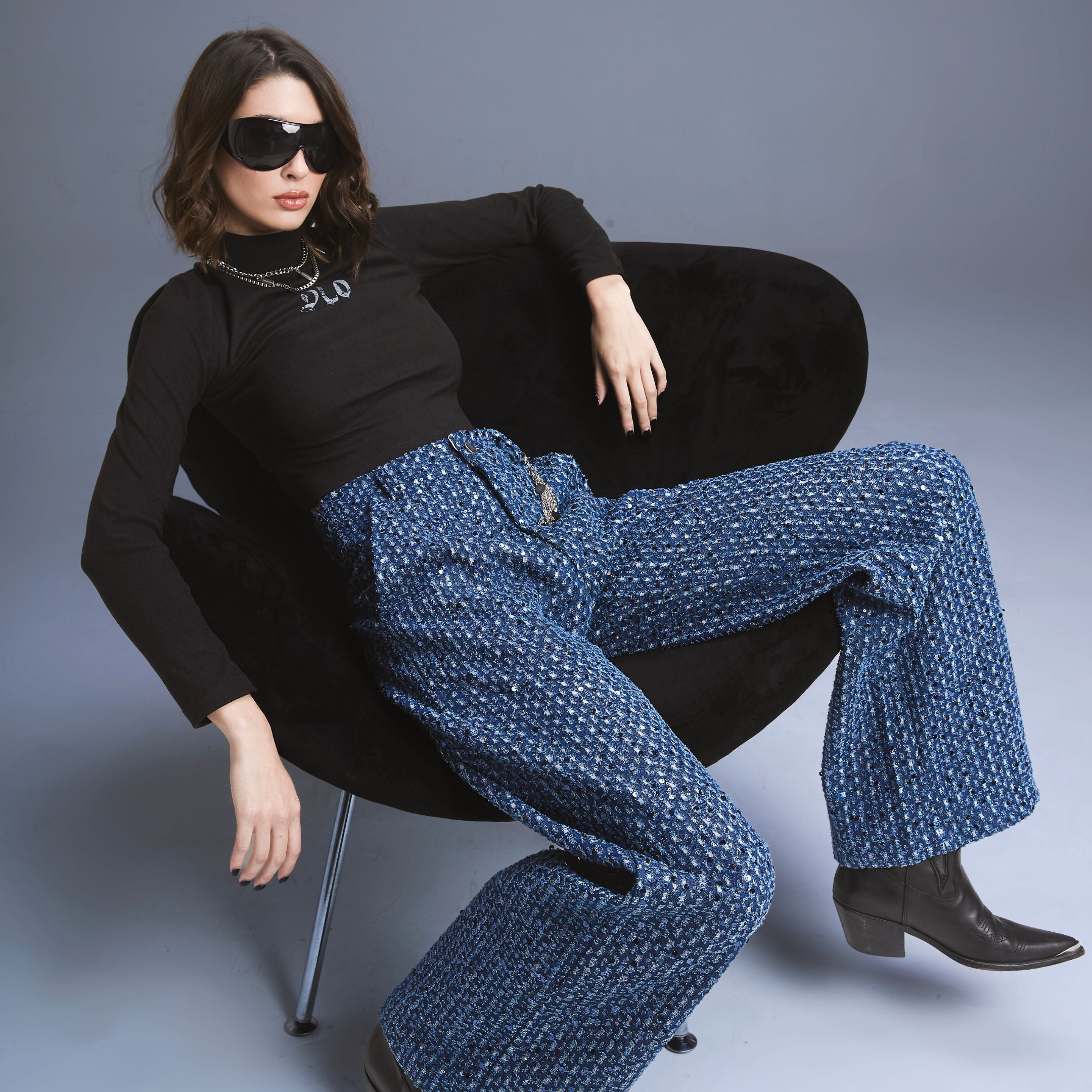 Remera Bad Choice y Jean Kiss Me