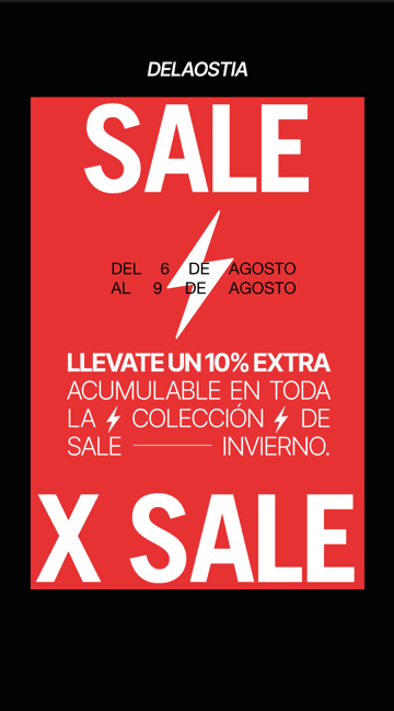 10% EXTRA EN COLECCIÓN SALE DE INVIERNO